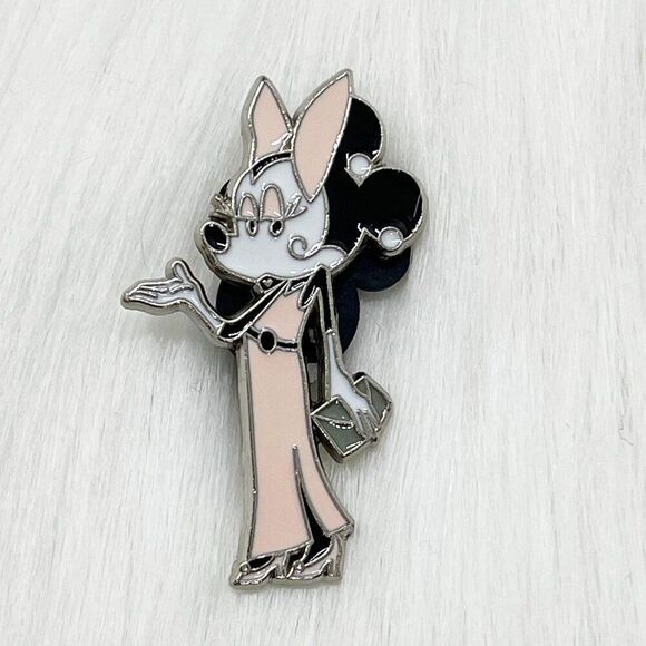 🔮 5/$25 Disney Minnie Mouse Pink Paris Fashion Glamour Pin - Picture 1 of 2